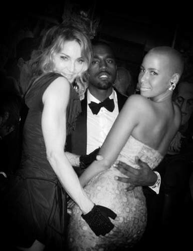 Madonna feeling on Amber Rose's ass Amber Rose has confirmed in an 