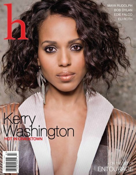 Kerry Washington on the cover of H Magazine Kerry Washington on the cover of H Magazine