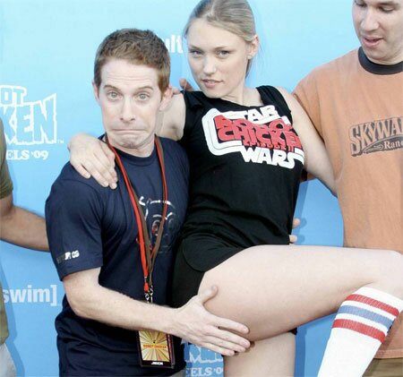 Photo of Seth Green and Clare Grant Seth Green the voice behind Chris 