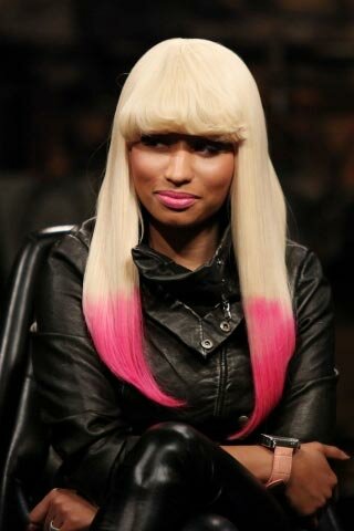 Nicki Minaj Eyes Closed. female rapper Nicki Minaj