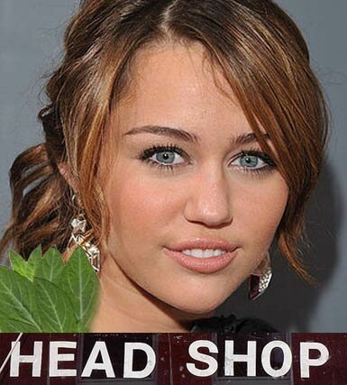 Miley Cyrus allegedly smoking the drug salvia divinorum in a bong,