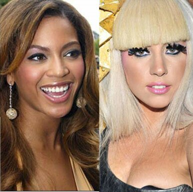 Lady Gaga Allegedly Lady Gaga and Beyonce Knowles two ladies who both