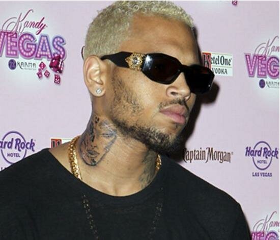 Chris Brown's new tattoo left