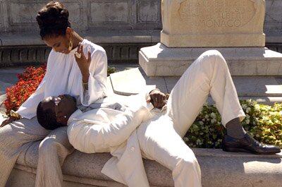 P. Diddy and girlfriend Kim Porter