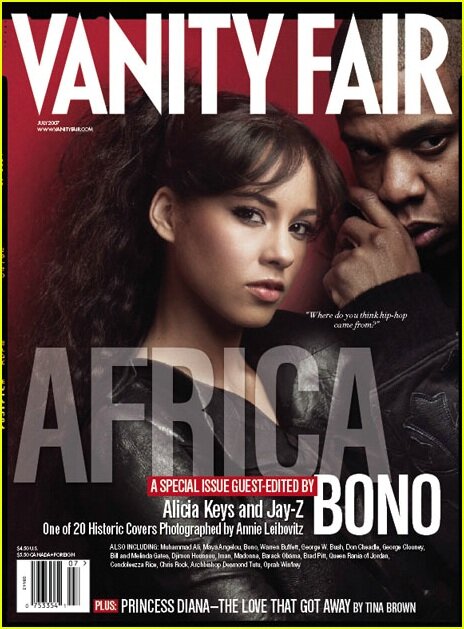 Alicia Keys and Jay-Z Vanity Fair Cover