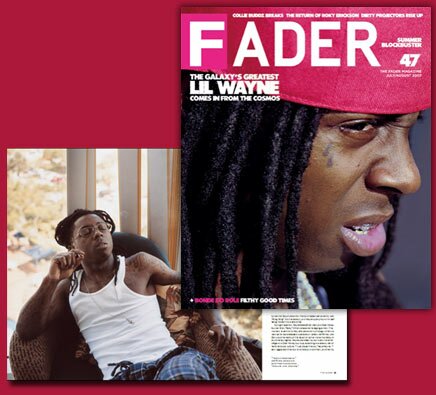 Fader Magazine August Issue Lil Wayne