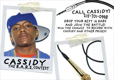 Rapper Cassidy 16 Bars Contest