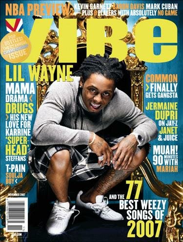 Lil Wayne November Vibe Cover 2007