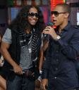 Omarion and Bow Wow at MTV TRL Studio