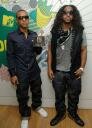 Omarion and Bow Wow at MTV TRL Studio