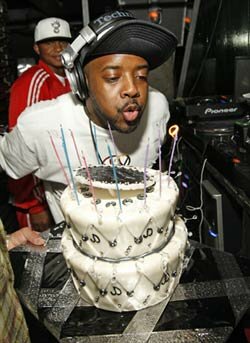 Jermaine Dupri Celebrating Birthday