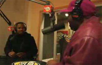 Jamie Foxx and DJ Funkmaster Flex