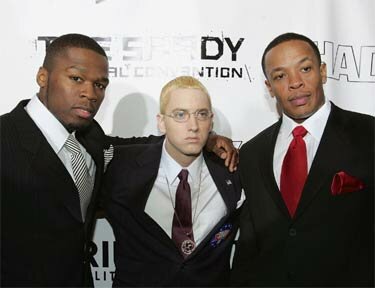 Eminem, 50 Cent and Dr. Dre