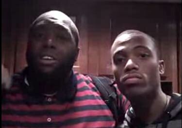 Killer Mike and B.o.B in the studio