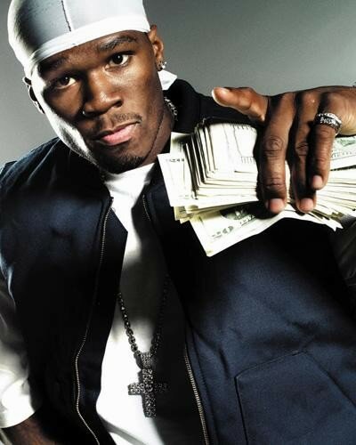 50 Cent money stack picture