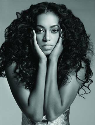 Photo of singer/actress Solange Knowles