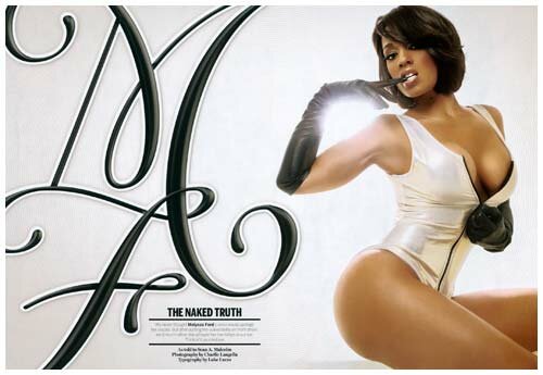 Melyssa Ford: The Naked Truth Photoshoot King Magazineâ€™s April/May 2009 Issue