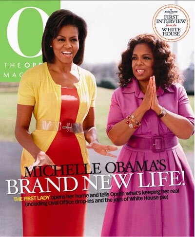 Photo - Michelle Obama On The Cover With Oprah Winfrey For O Magazine