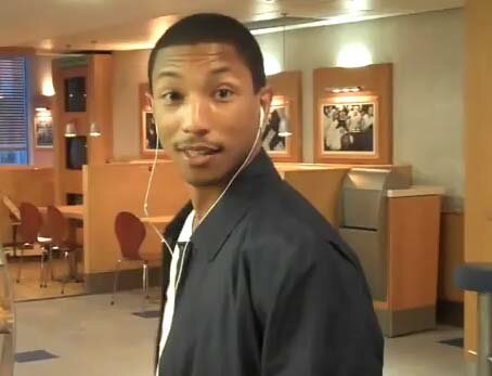 Pharrell sings at McDonaldâ€™s