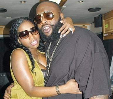 Photo of rapper Rick Ross and Foxy Brown