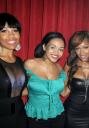 Photo of Laâ€™Myia Good, Monica Danger Leon, Meagan Good at Club Dream In Miami