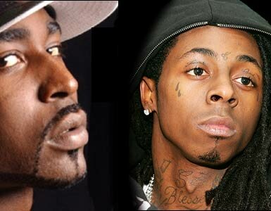 Photo of rapper Young Buck and Lil Wayne