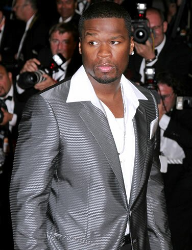 Picture of 50 Cent in suit