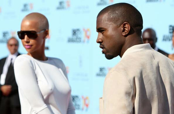 Amber Rose Sexy Photo With Kanye West At 2009 BET Awards