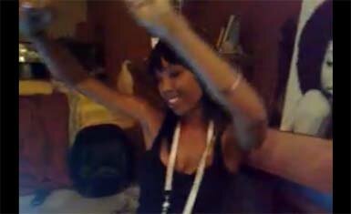 Brandy Norwood Rapping On Camera To Her Song Its My Party