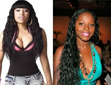 Photo of female rapper Nicki Minaj and Foxy Brown