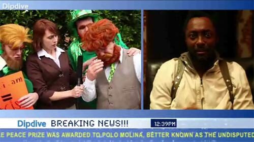 Photo - will.i.am Breaking News Boycotted by Leprechauns