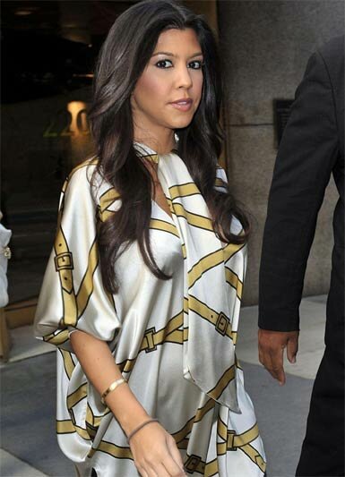 Kourtney Kardashian Baby Bump Photo