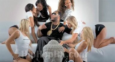 Photo from rapper Flo Rida music video Touch Me