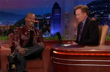 Photo of Jamie Foxx on Conan OBrien