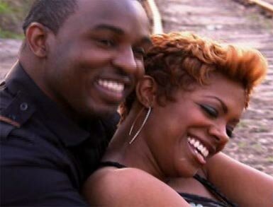 Photo of Kandi Burruss and A.J. Jewell