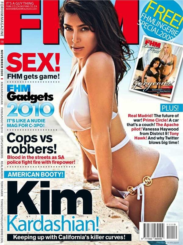 Kim Kardashianâ€™s FHM Magazine Cover - November 2009