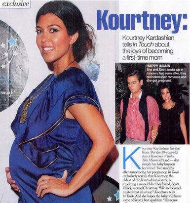 Photo - Kourtney Kardashian Reveals Sex of Baby