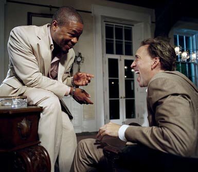 Photo - rapper Xzibit and Nicholas Cage movie still for Bad Lieutenant: Port of Call New Orleans