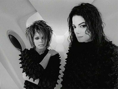 Photo of Janet Jackson and Michael Jackson