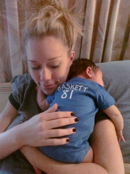 Photo of Kendra Wilkinson and Baby Hank Baskett IV