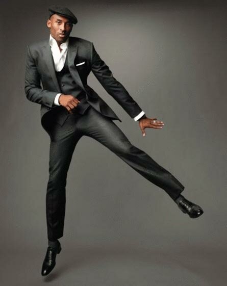 Photo of NBA star Kobe Bryant in GQ Magazine December 2009 Issue