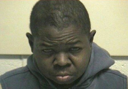 Picture of Gary Coleman mug shot, arrested on domestic assault, Jaunary 2010