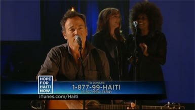 Photo of Bruce Springsteen - Hope For Haiti Now Live Performance - We Shall Overcome (Live)