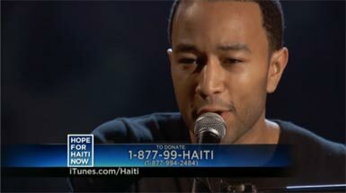 Photo of John Legend - Hope For Haiti Now Live Performance - Motherless Child (Live)