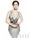 Photo of Jennifer Lopez Elle Magazine February 2010 Wearing A Sexy Gucci Dress