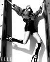 Picture of Jennifer Lopez Elle Magazine February 2010 Wearing A Silk jacquard bodysuit