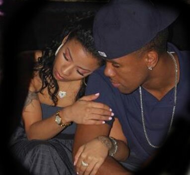 Picture of singer Keyshia Cole and Daniel Boobie Gibson
