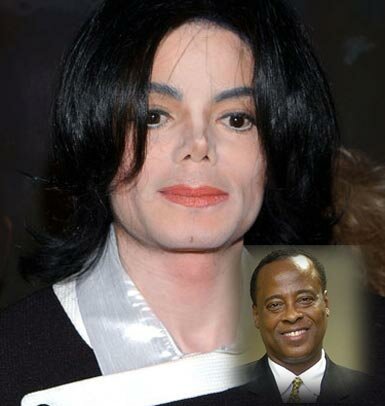 Picture of Michael Jackson and Dr Conrad Murray