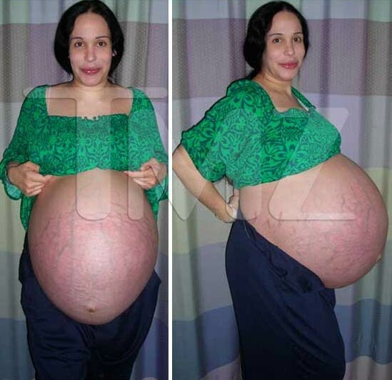 Octomom Nadya Suleman pregnant picture