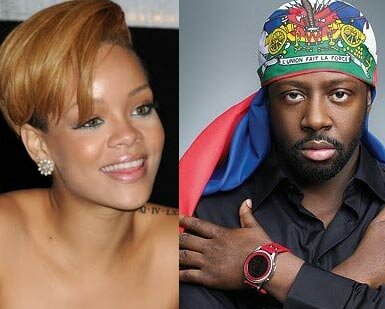 Picture of Rihanna and Wyclef Jean